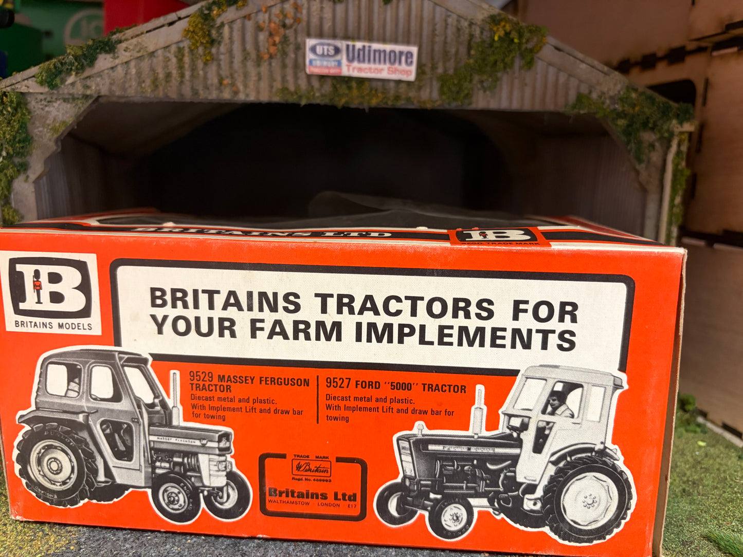 9542 Britains Trailed Forage Harvester 1:32 scale obsolete vintage Straw box