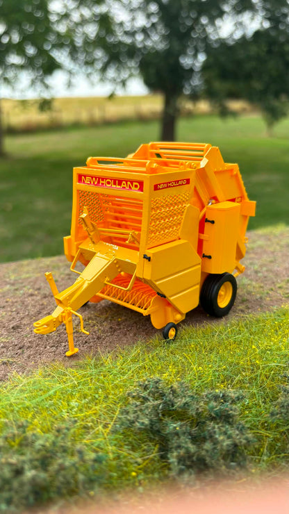MAP Miniagripassion New Holland 841 Baler Yellow Version Scratch-Built UTS Exclusive – 1:32 Scale – COLLECTION ONLY
