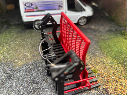 Albutt Black red Albutt push pull Buck Rake Laser cut BRASS Scratch Built  1:32 scale BLR Models