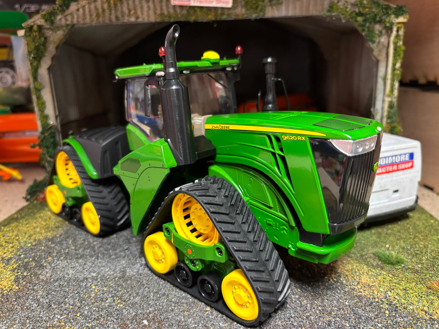 Wiking John Deere 9620RX tracked tractor 1:32 scale Boxed Precision model tracks