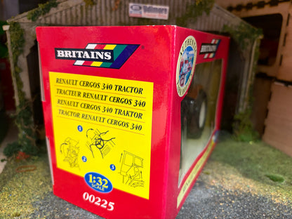 Vintage Britains Renault Cergos 340 Tractor 1:32 Scale Boxed Obsolete - 00225