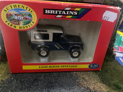 Britains Land rover Defender 1:32 scale  obsolete 9507
