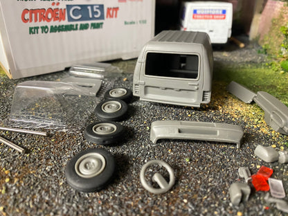 Citroen C15 van RIGHT hand drive Kit Artisan32 farm machinery 1:32 scale 01106EV