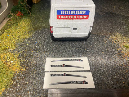 CASE IH 45mm farm machinery decals High quality vinyl Agricultural Tractor trailer stickers 1:32 scale