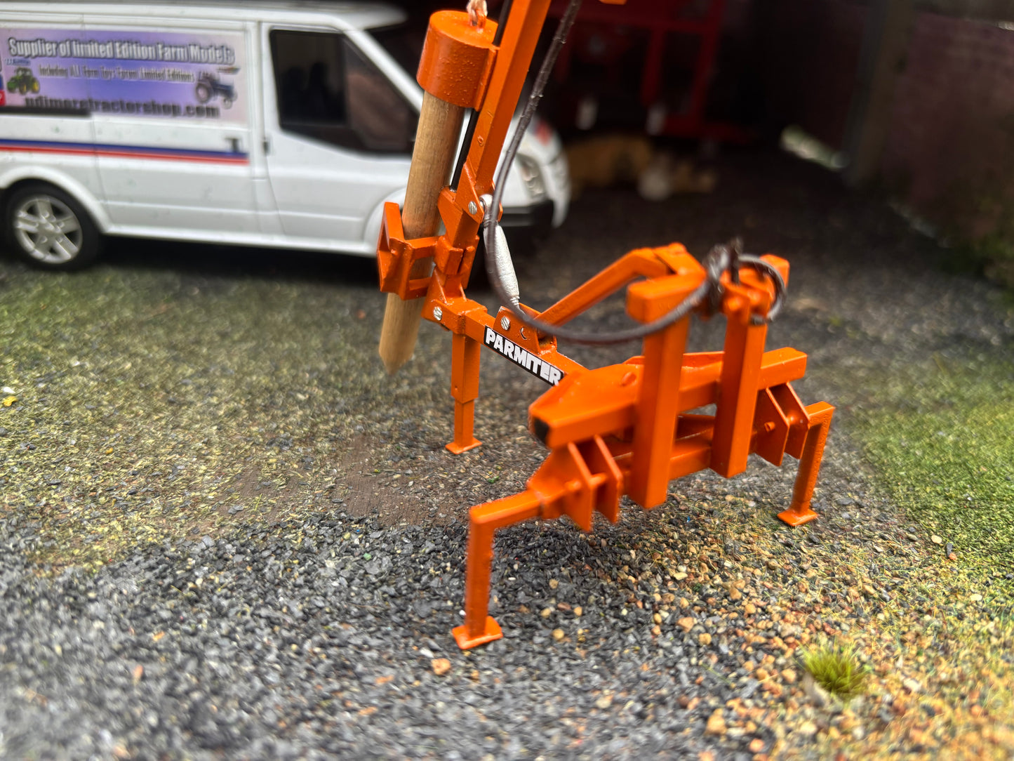 Parmiter Orange Post Driver Laser cut BRASS Scratch Built  1:32 scale BLR Models