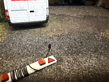 Trailer Light Board with Unwinding Cable – 50mm – 1:32 Scale