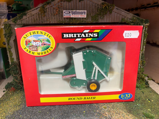 Vintage Britains Farm Hand Round Baler 1:32 scale Obsolete 9532