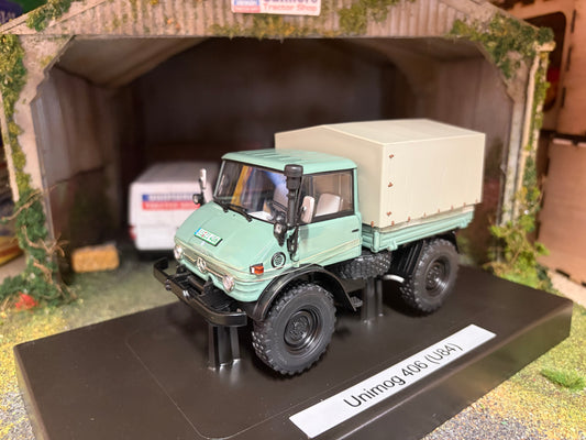 Weise Toys Unimog 406 (U84) closed hood NEW boxed in 1:32 scale Mercedes Benz