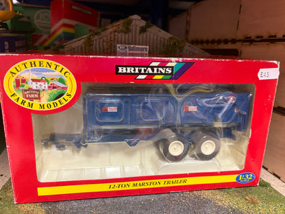 Vintage Britains 12 ton Marston trailer 1:32 scale boxed Obsolete 00049