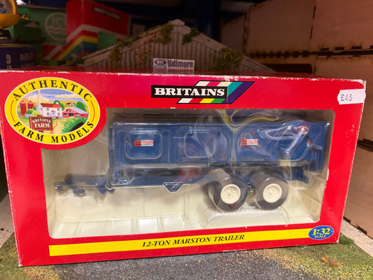 Vintage Britains 12 ton Marston trailer 1:32 scale boxed Obsolete 00049