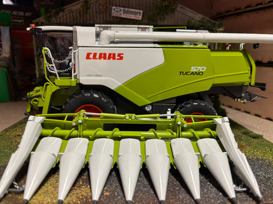 Wiking Claas Tucano 570 Combine Harvester Corn header 1:32 scale Boxed