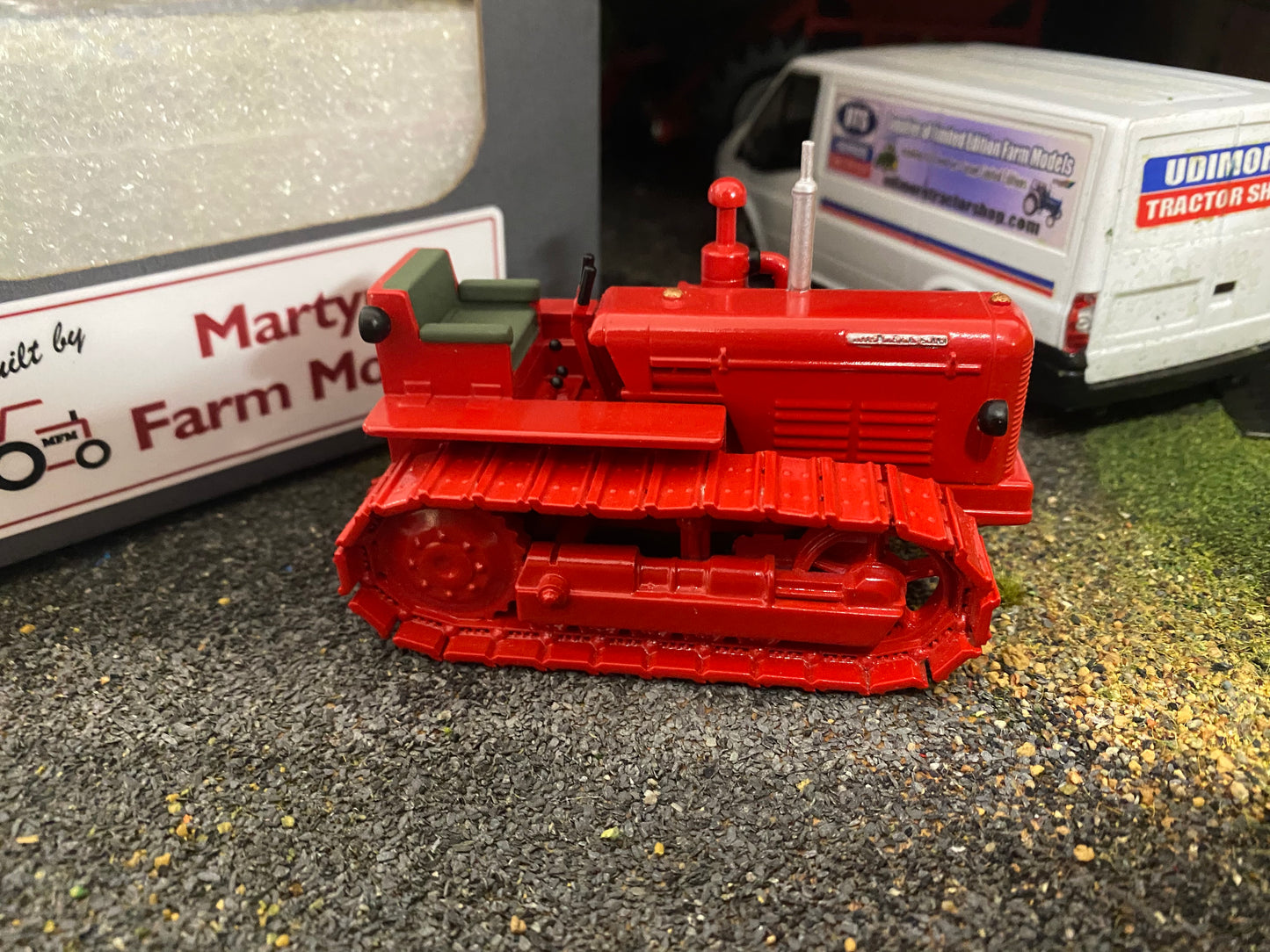 Scratch Built David Brown 50 TD Crawler Tractor MFM 1:32 scale
