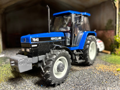 New Holland 7840 Tractor front weight Blue Roof grey chassis Tractor Conversion 1:32 scale