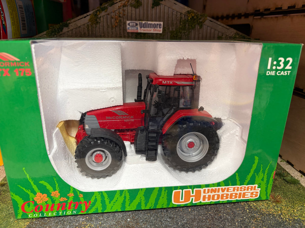RARE Universal Hobbies UH2395 McCormick MTX175 Tractor 1st Country Box Version 1:32 – Boxed Obsolete