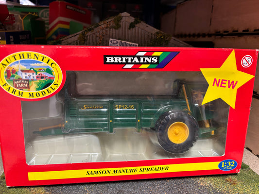 40528 Britains Samson Manure Spreader 1:32 BOXED obsolete