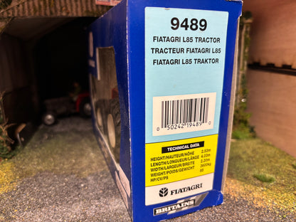 9489 Britains New Holland Fiatagri L85 Tractor in original  DEALER Box obsolete VINTAGE