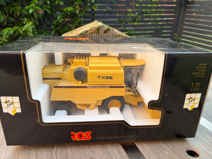 ROS New Holland TX66 Combine Harvester Collection Gold 1:32 – Boxed Obsolete