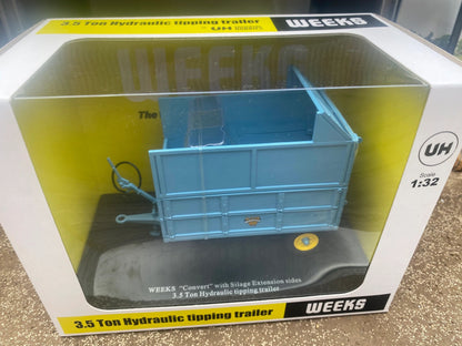 6230 Universal Hobbies Weeks Silage Trailer 3.5 1:32 scale DEALER box Image 7