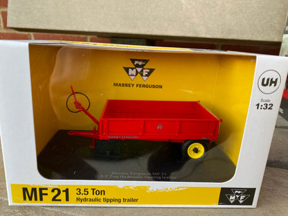 6241 Universal Hobbies Massey Ferguson MF21 Trailer 1:32 scale DEALER box Image