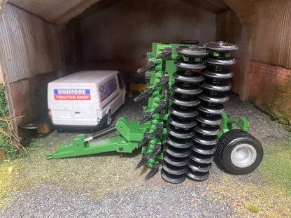 Simba Great Plains Green 6m double folding press cultipress 1:32 scale conversion
