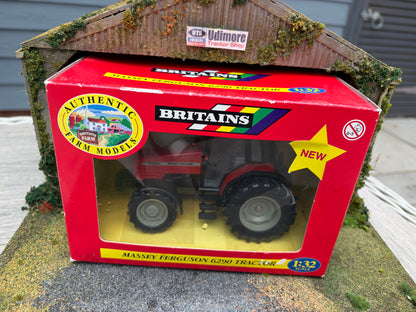 Vintage Britains 40511 Massey Ferguson 6290 Tractor 1:32 Scale Original Box Obsolete