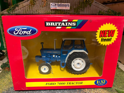Britains 42197 Ford 7000 Tractor 2007 Version 1:32 Scale – Boxed Obsolete