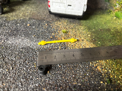 04504 PTO Shaft 49mm Gimbal plus protective cover Artisan32 Tractor farm machinery 1:32 scale