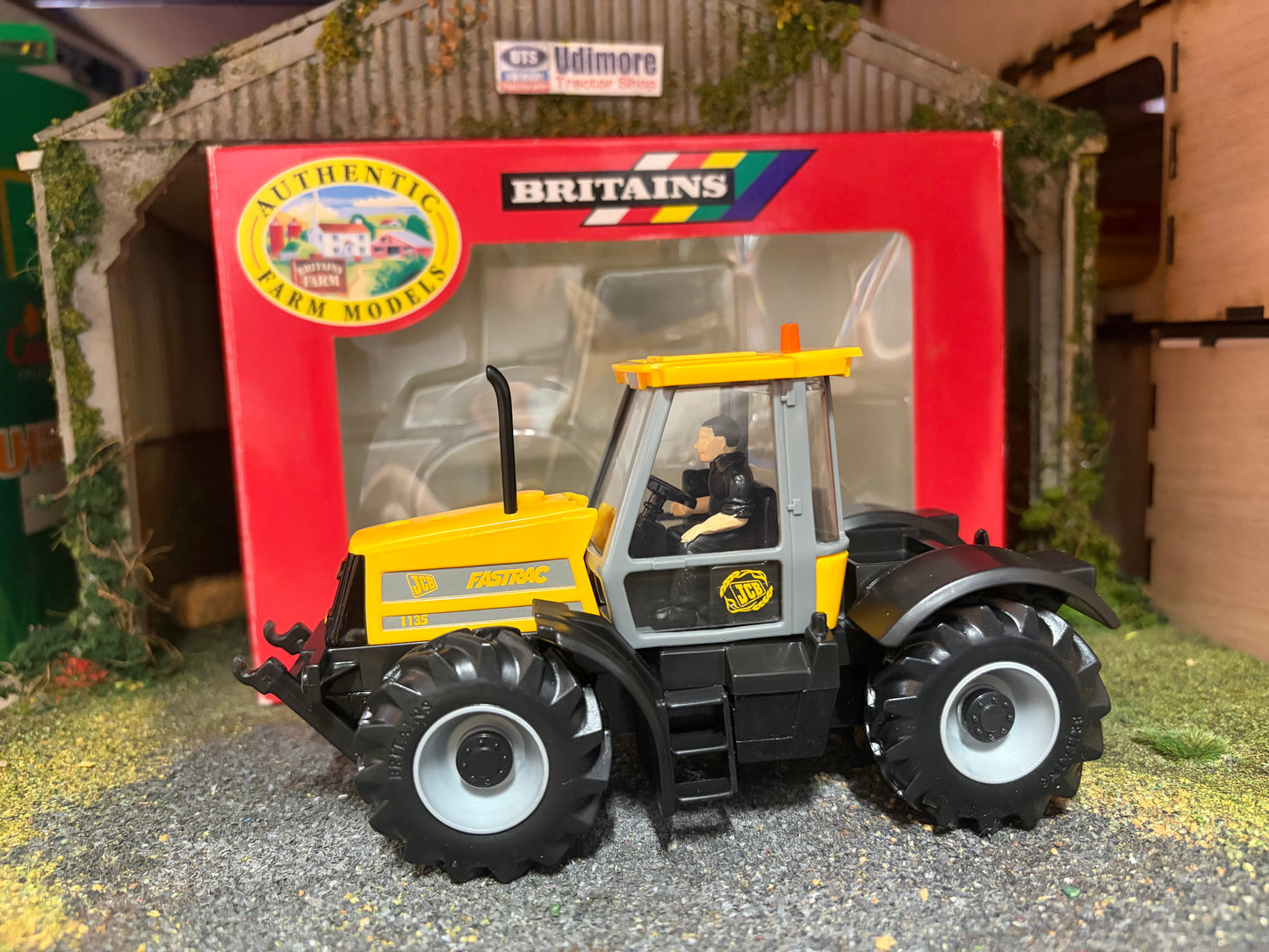 Vintage Britains JCB Fastrac 1135 Tractor 9440 BOXED Obsolete 1:32 Scale (1997)