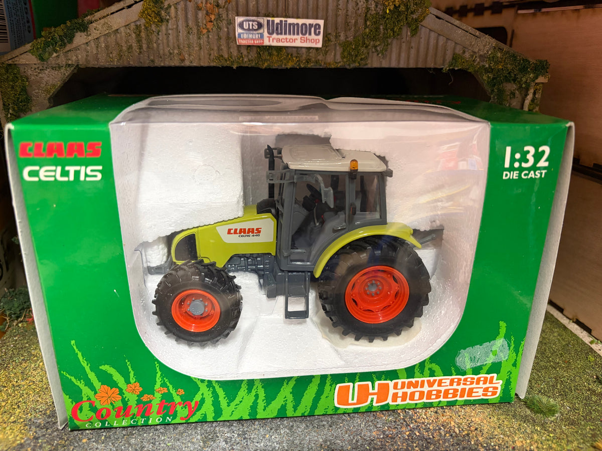 RARE Universal Hobbies UH2209 CLAAS Celtis 446 Tractor 1st Country Box Version 1:32 – Boxed Obsolete