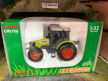RARE Universal Hobbies UH2209 CLAAS Celtis 446 Tractor 1st Country Box Version 1:32 – Boxed Obsolete