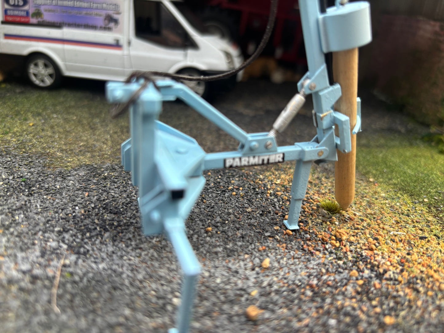 Parmiter Blue Post Driver Laser cut BRASS Scratch Built  1:32 scale BLR Models