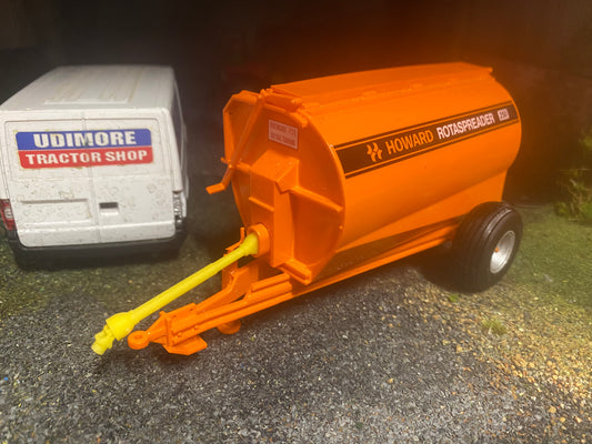 Scratch built Howard 250 mk 2  Rotaspreader scale 1:32 scale 2nd VERSION Manure muck