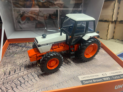 6755 Limited Edition Universal Hobbies David Brown 1690 Turbo 4wd Tractor BOXED 1:32 scale
