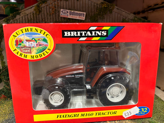 9490 Britains New Holland Fiatagri M160 Tractor in original  Box obsolete VINTAGE