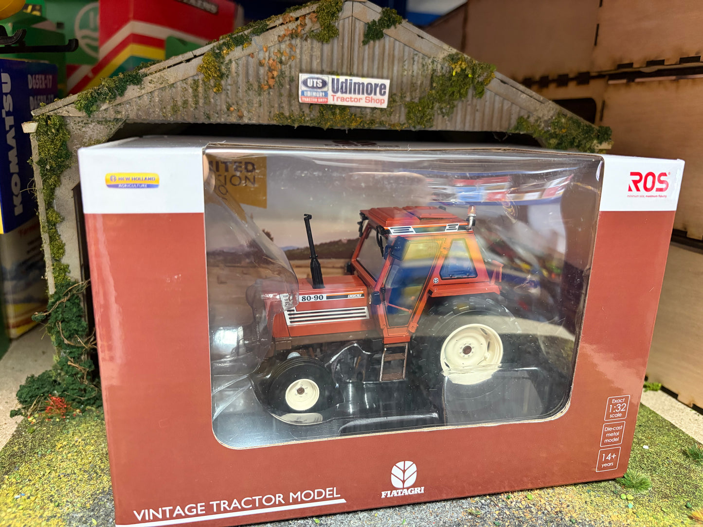 Limited Edition FIat 80-90 SuperComfort cab 2wd Tractor 1:32 scale Boxed ROS