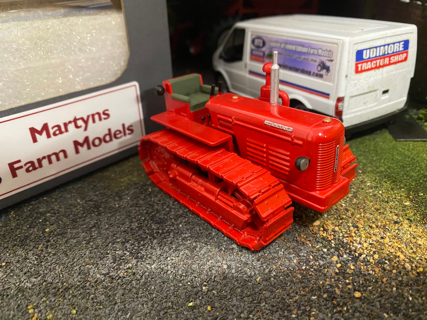 Scratch Built David Brown 50 TD Crawler Tractor MFM 1:32 scale