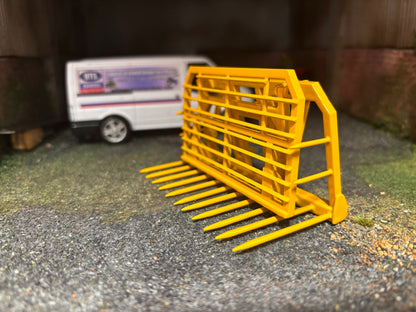 MoneyCarrie Engineering Push pull Buck Rake 3 point linkage fitting version 1:32 scale Scratchbuilt