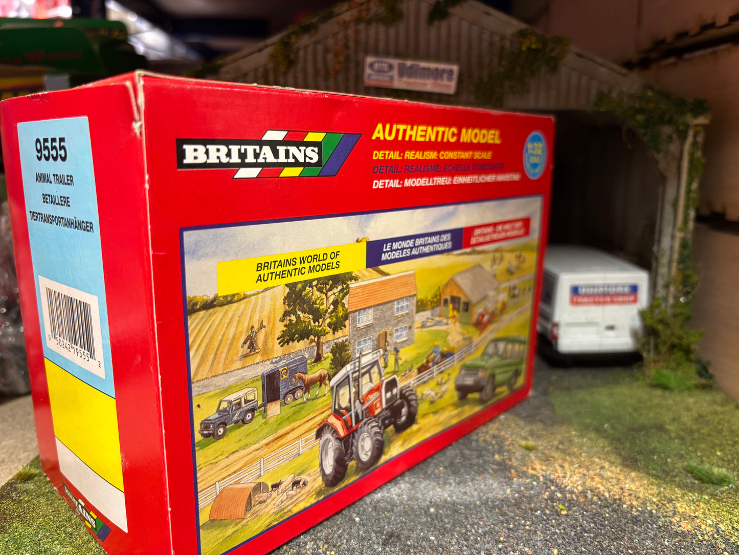 9555 Vintage Britains Animal Trailer 1:32 scale obsolete VINTAGE