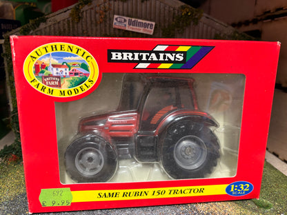 00036 VINTAGE Britains SAME Rubin 150 Tractor 1:32 scale obsolete