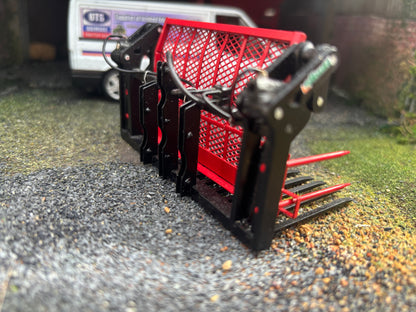 Albutt Black red Albutt push pull Buck Rake Laser cut BRASS Scratch Built  1:32 scale BLR Models