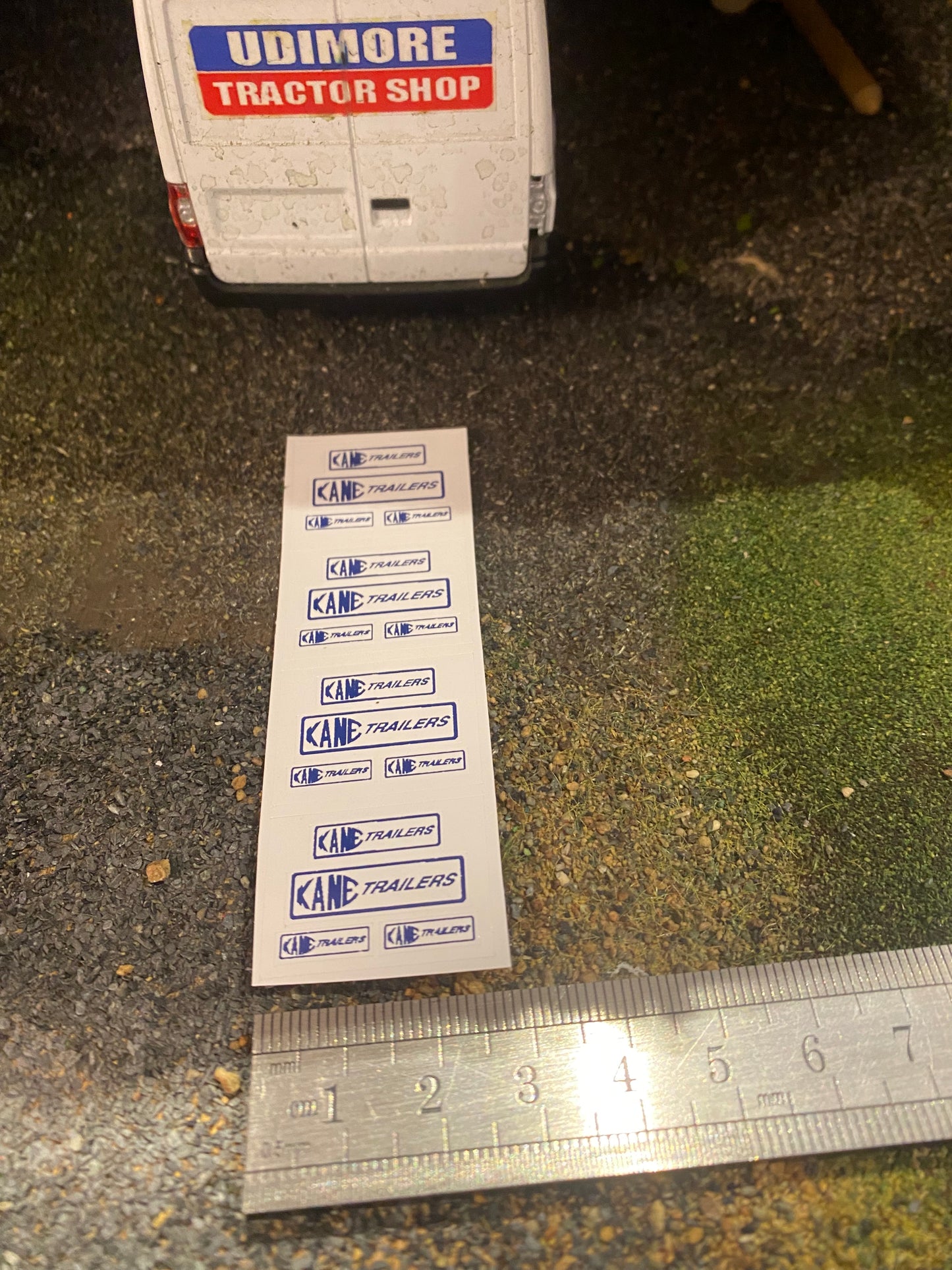 Kane Trailers farm machinery decals x 18 stickers 1:32 scale High quality vinyl pack