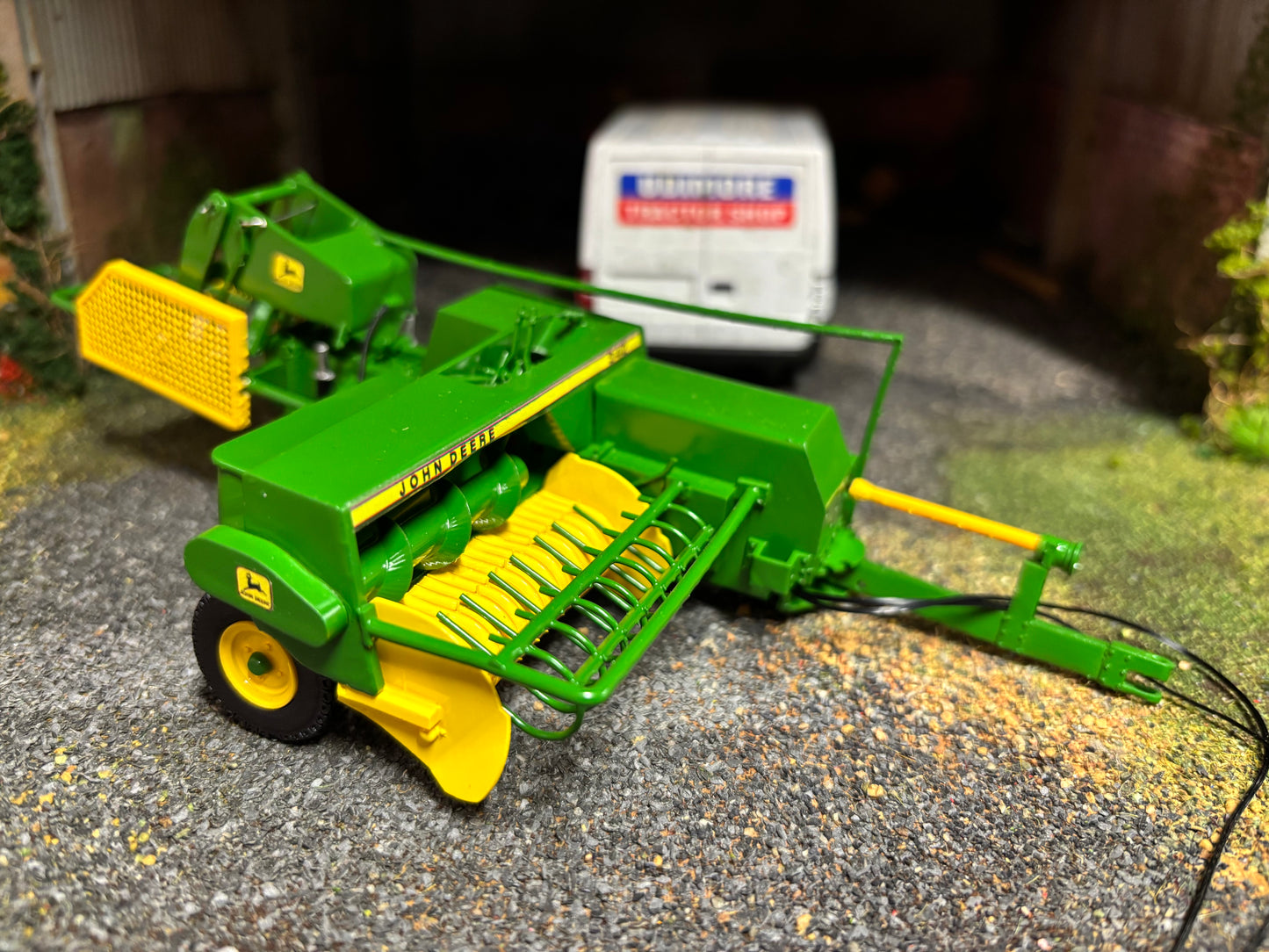 John Deere 342 Baler with Ejector Scratch built COLLECTION ONLY 1:32 scale