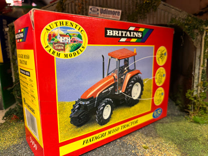 9490 Britains New Holland Fiatagri M160 Tractor in original  Box obsolete VINTAGE