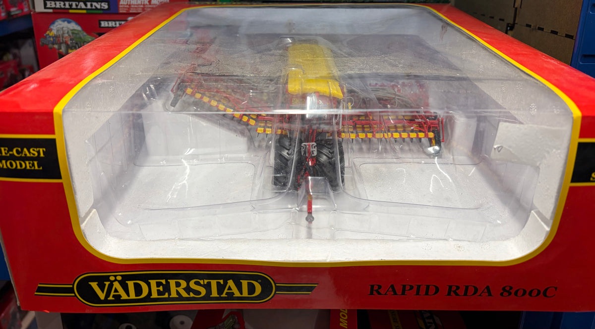 RARE Universal Hobbies Väderstad Rapid RDA 800C 8m Seed Drill – Dealer Edition 730171 – 1:32 Scale Boxed Obsolete