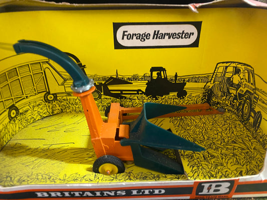 9542 Britains Trailed Forage Harvester 1:32 scale obsolete straw box
