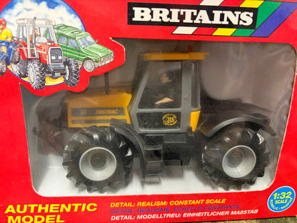 Vintage Britains 9440 JCB Fastrac 1135 Tractor 1st Version Black Links 1996 1:32 – Boxed