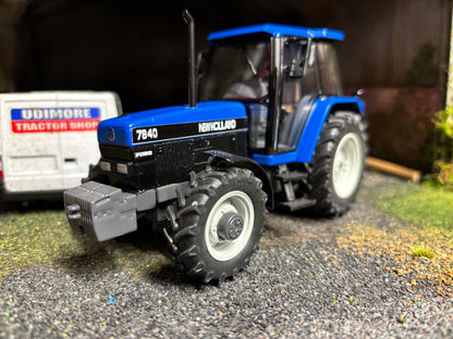 New Holland 7840 Tractor front weight Blue Roof grey chassis Tractor Conversion 1:32 scale