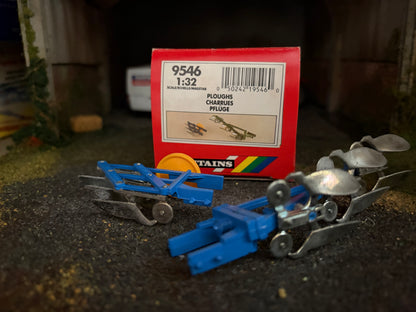 Vintage Britains Plough set 1:32 scale boxed 9546 obsolete
