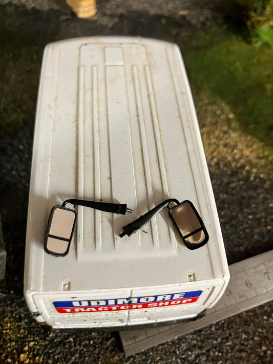 Tractor Double Mirrors pair of 1:32 scale farm machinery truck Massey
