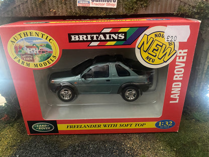 Britains Land rover Freelander Green with soft top 1:32 scale  obsolete 09484